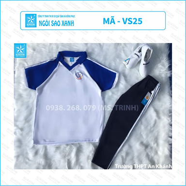 ÁO THỂ DỤC VS25 - THPT AN KHÁNH